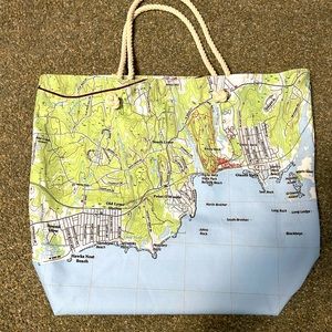 NWT Connecticut Coast Westport Madison Greenwich Shoreline Beach bag tote